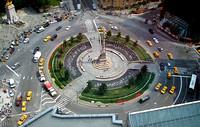 Columbus Circle as seen from the Mandarin Oriental Lobby Lounge